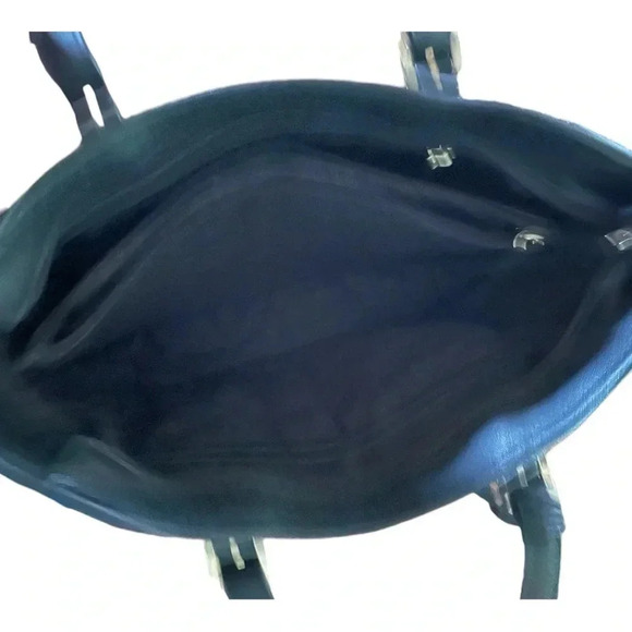 MICHAEL KORS BLACK LEATHER JET SET SNAP POCKET PURSE-CYBER MONDAY $49 - Picture 3 of 6